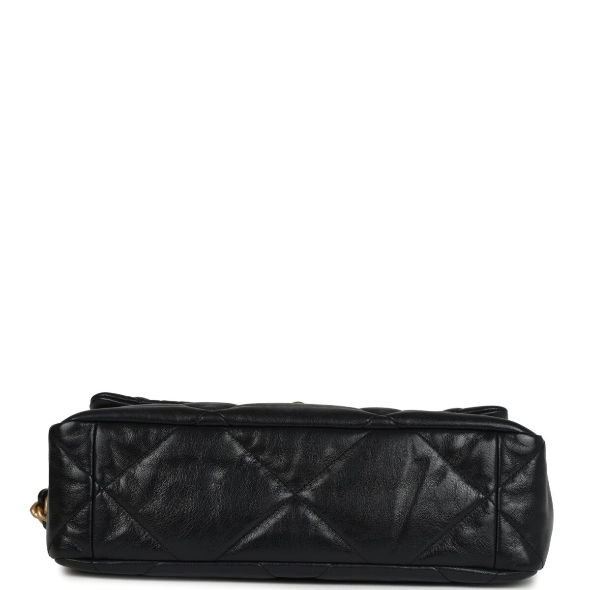 Chanel Large 19 Flap Bag Black Shiny Lambskin Mixed Metal Hardware — изображение 6