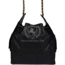 Chanel Medium 25 Hobo Bag Black Caviar Antique Gold Hardware