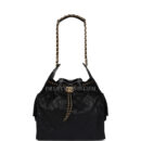 Chanel Medium 25 Hobo Bag Black Caviar Antique Gold Hardware