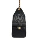 Chanel Small 25 Hobo Bag Black Caviar Antique Gold Hardware