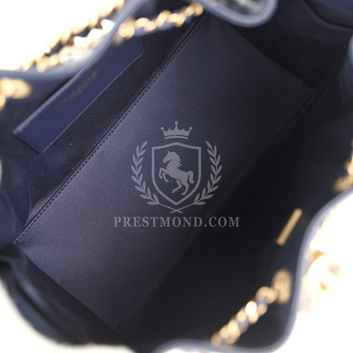 Chanel Small 25 Hobo Bag Dark Navy Caviar Antique Gold Hardware — изображение 8
