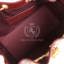 Chanel Small 25 Hobo Bag Burgundy Caviar Antique Gold Hardware