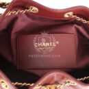 Chanel Small 25 Hobo Bag Burgundy Caviar Antique Gold Hardware