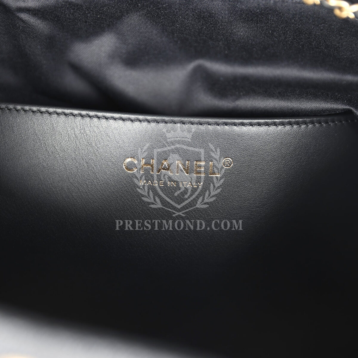 Chanel Large 25 Hobo Bag Black Washed Denim Antique Gold Hardware — изображение 10