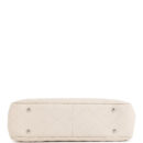 Chanel Large Classic CC Shopping Tote Bag Light Beige Caviar Silver Hardware