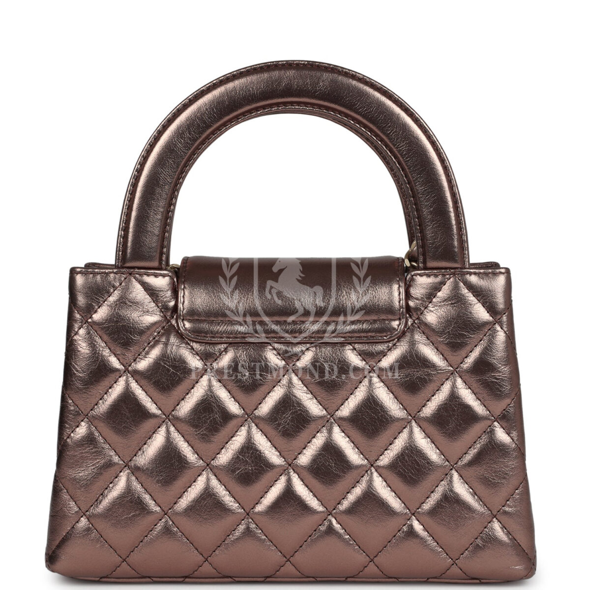 Chanel Small Kelly Shopper Metallic Bronze Calfskin Brushed Gold Hardware — изображение 4