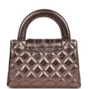 Chanel Small Kelly Shopper Metallic Bronze Calfskin Brushed Gold Hardware
