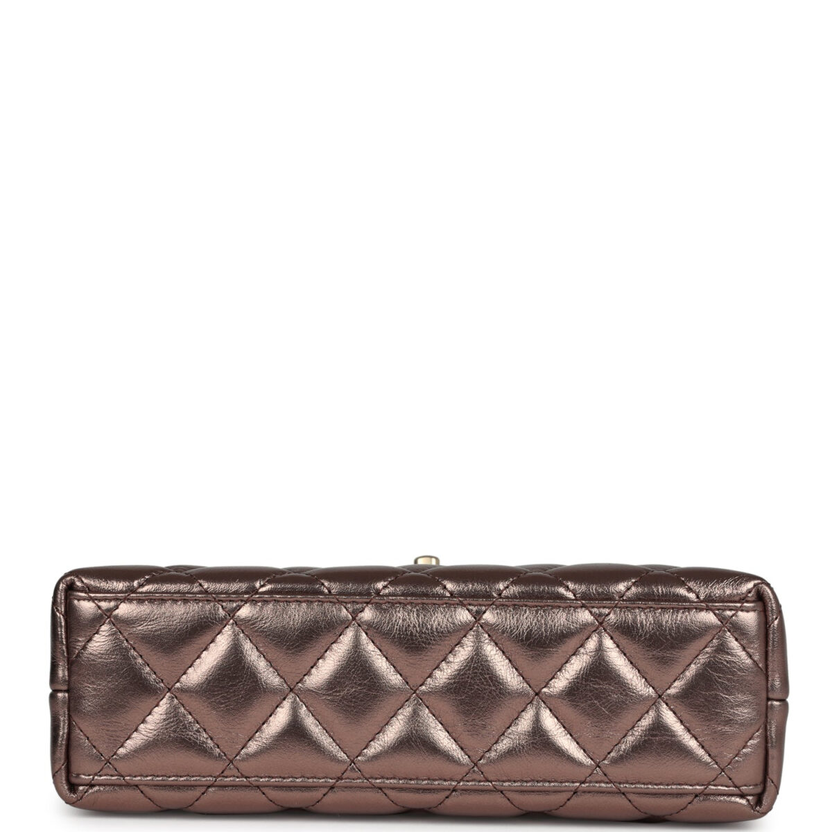 Chanel Small Kelly Shopper Metallic Bronze Calfskin Brushed Gold Hardware — изображение 6