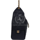 Chanel Medium 25 Hobo Bag Dark Navy Caviar Antique Gold Hardware