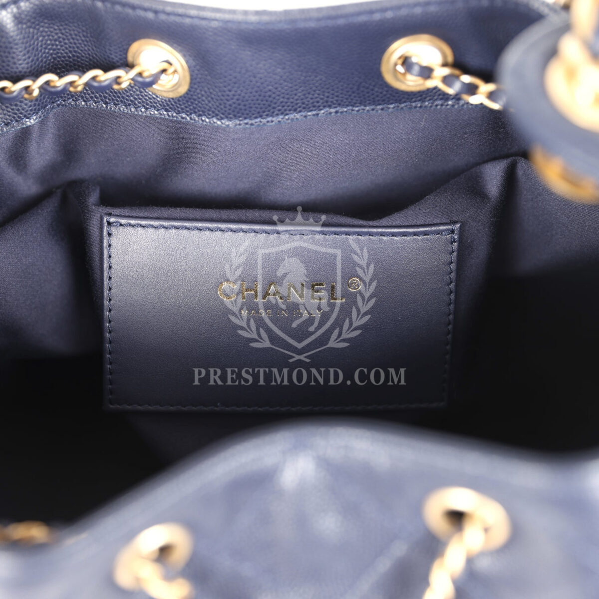 Chanel Medium 25 Hobo Bag Dark Navy Caviar Antique Gold Hardware — изображение 11