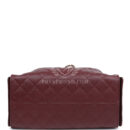 Chanel Medium 25 Hobo Bag Burgundy Caviar Antique Gold Hardware