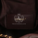 Chanel Medium 25 Hobo Bag Dark Brown Caviar Antique Gold Hardware