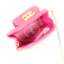 Chanel Nano Kelly Shopper Fuchsia Washed Denim Brushed Gold Hardware