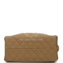 Chanel Medium 25 Hobo Bag Dark Beige Caviar Antique Gold Hardware