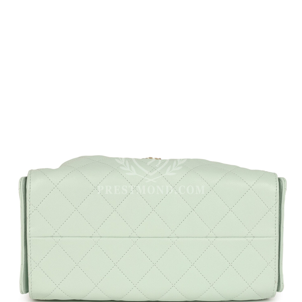 Chanel Small 25 Hobo Bag Light Green Caviar Antique Gold Hardware — изображение 7