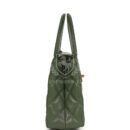 Chanel Small Kelly Shopper Khaki Shiny Aged Calfskin Brushed Gold Hardware