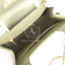Chanel Small Kelly Shopper Khaki Shiny Aged Calfskin Brushed Gold Hardware