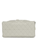 Chanel Medium 25 Hobo Bag Light Grey Caviar Antique Gold Hardware