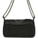 Chanel Small CC Shoulder Bag Black Lambskin Light Gold Hardware