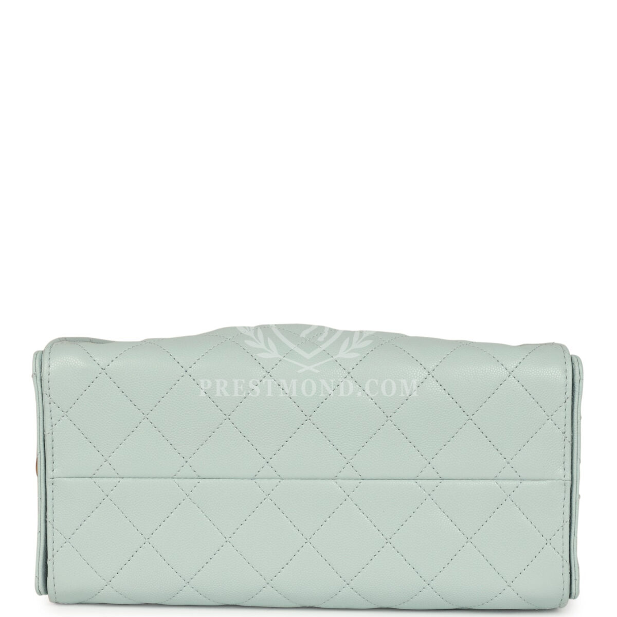 Chanel Small 25 Hobo Bag Light Blue Caviar Antique Gold Hardware — изображение 7