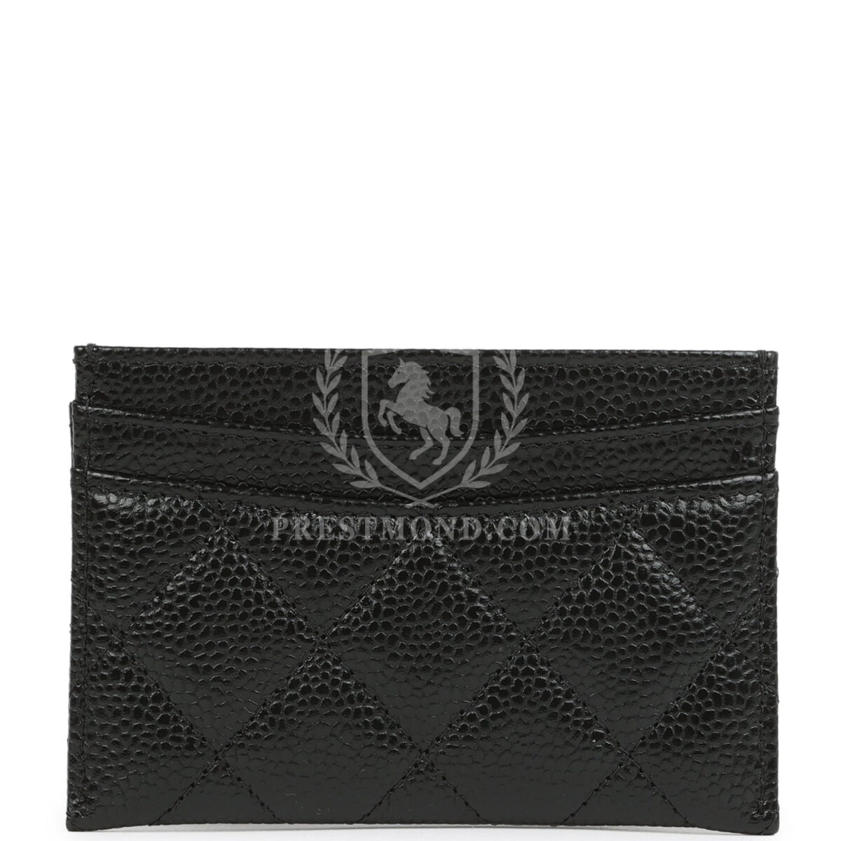Chanel Classic Card Holder Wallet Black Caviar Gold Hardware — изображение 4