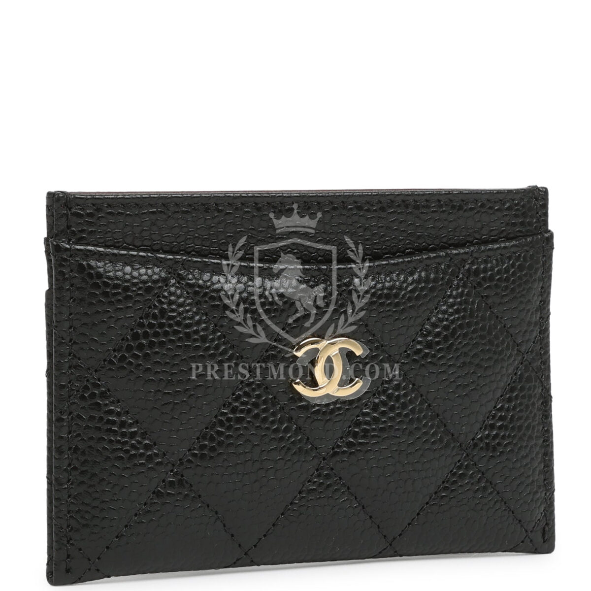 Chanel Classic Card Holder Wallet Black Caviar Gold Hardware — изображение 2