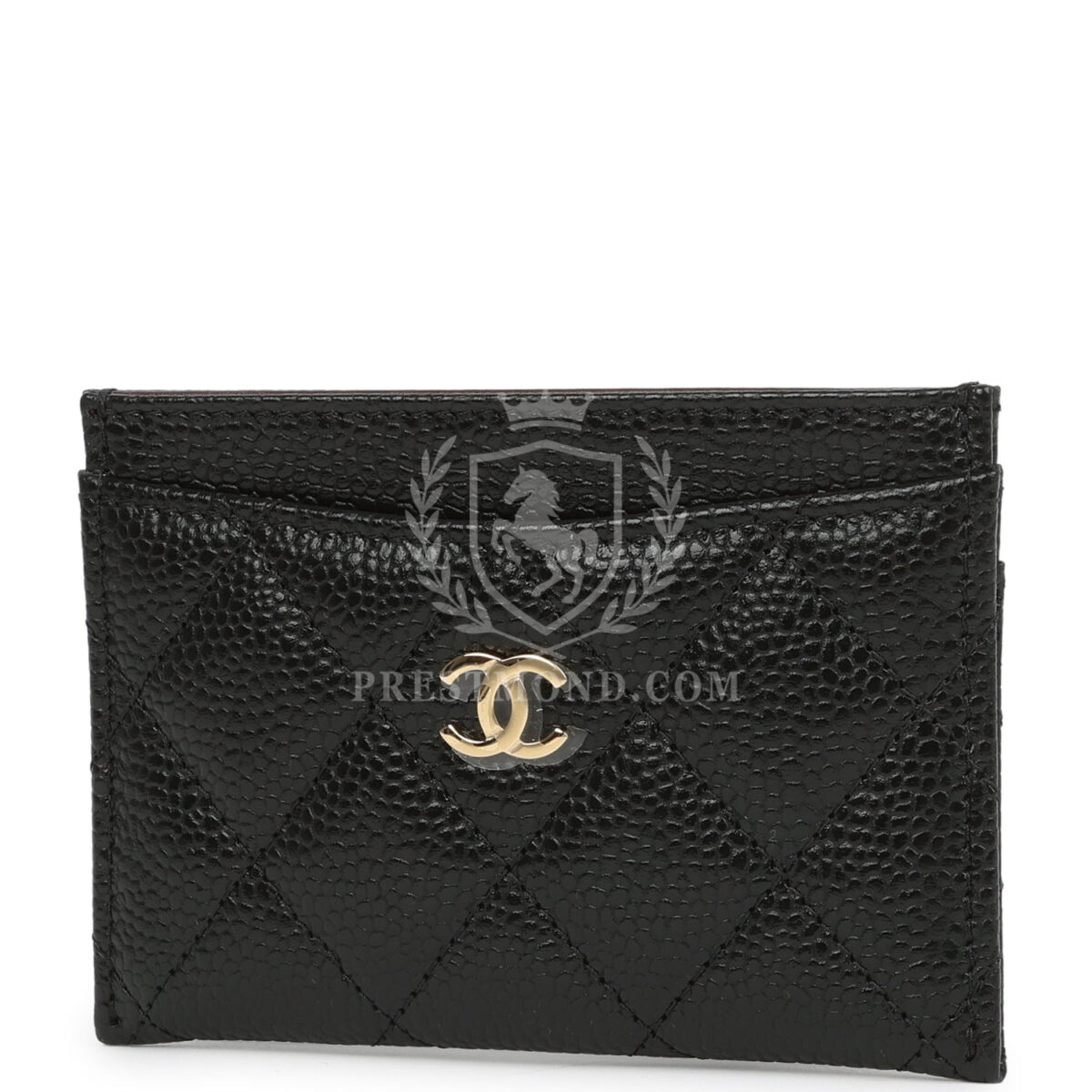 Chanel Classic Card Holder Wallet Black Caviar Gold Hardware — изображение 5