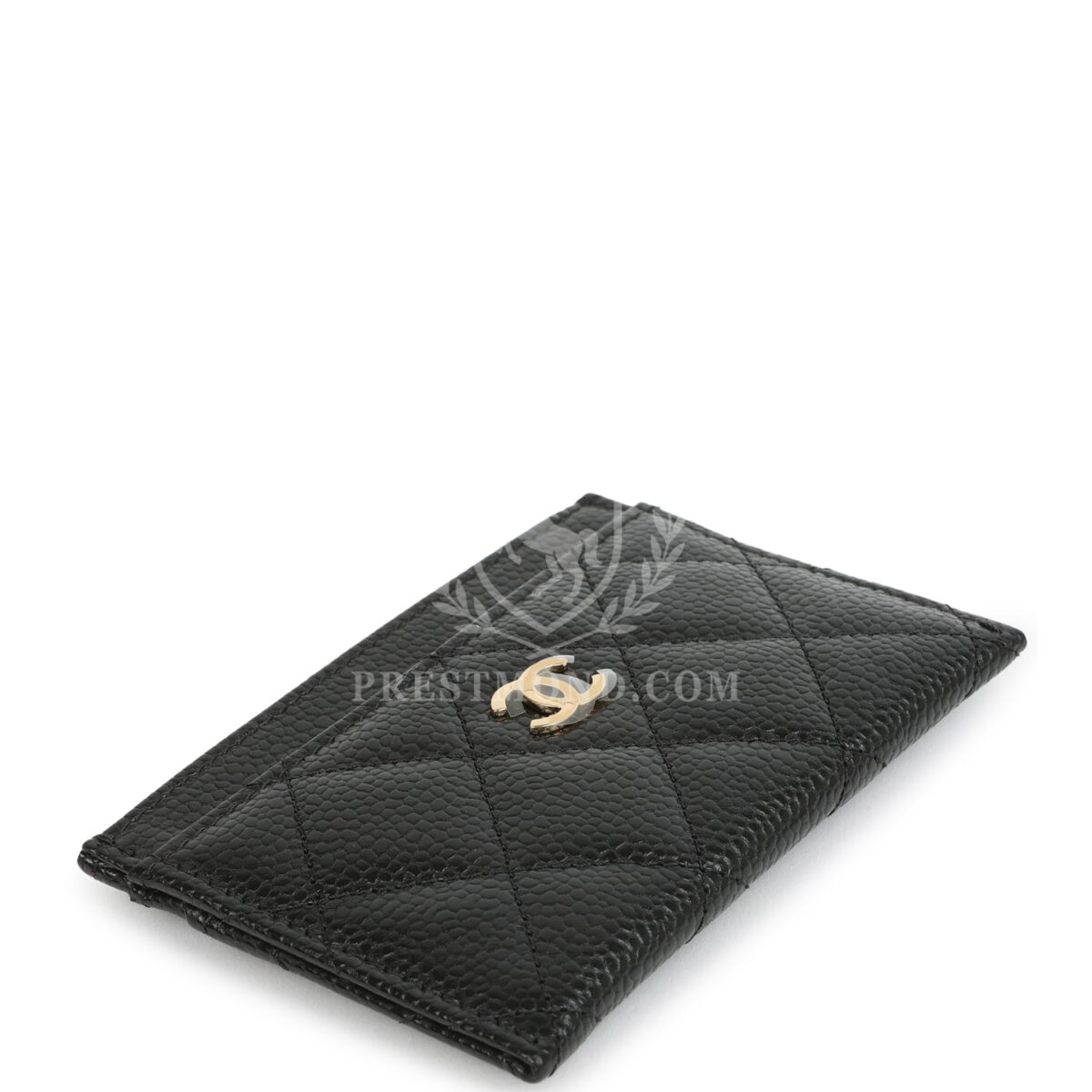 Chanel Classic Card Holder Wallet Black Caviar Gold Hardware — изображение 3