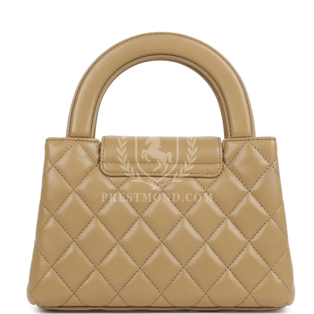 Chanel Small Kelly Shopper Dark Beige Shiny Lambskin Antique Gold Hardware — изображение 4
