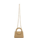 Chanel Small Kelly Shopper Dark Beige Shiny Lambskin Antique Gold Hardware