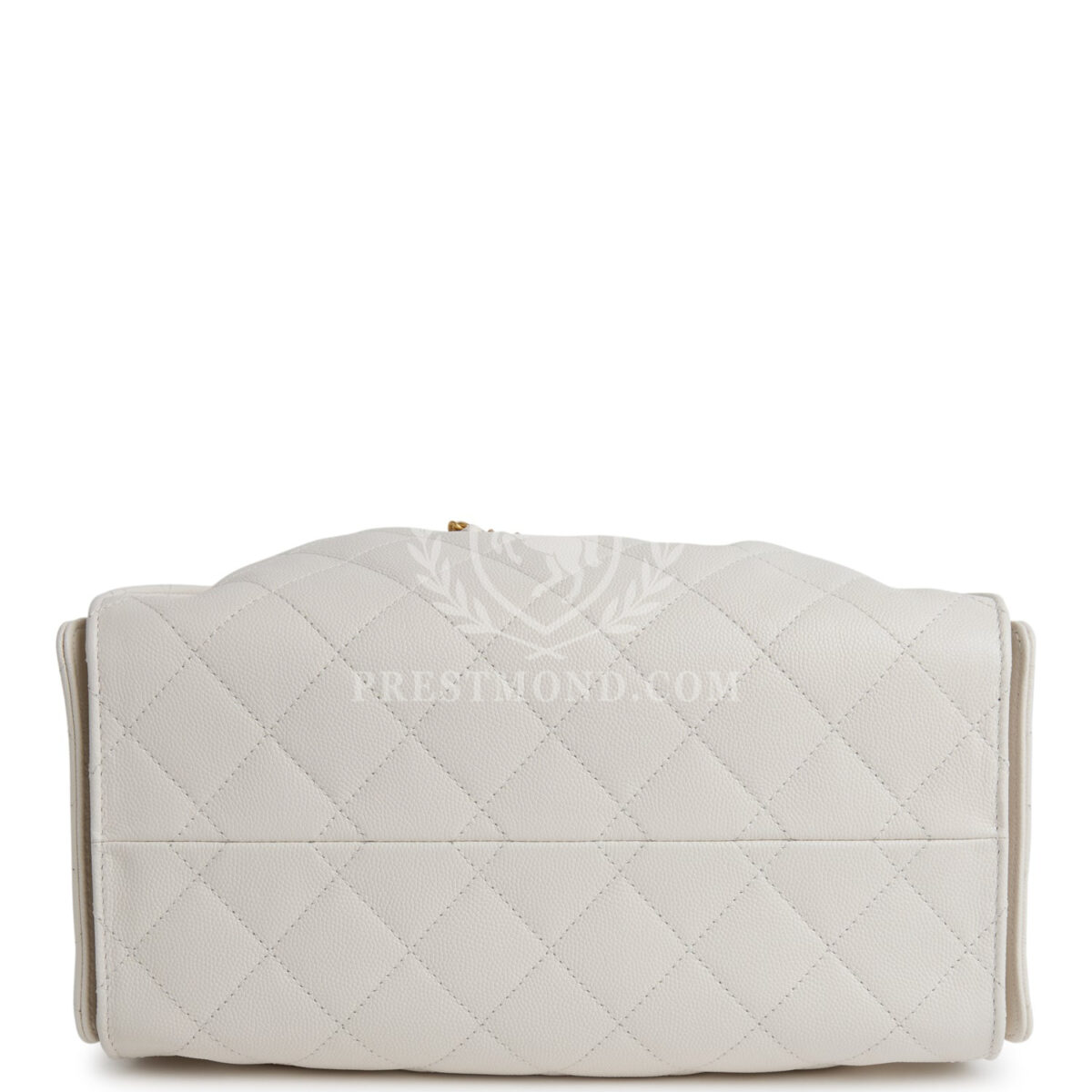 Chanel Small 25 Hobo Bag White Caviar Antique Gold Hardware — изображение 7