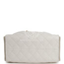 Chanel Small 25 Hobo Bag White Caviar Antique Gold Hardware