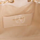 Chanel Small 25 Hobo Bag White Caviar Antique Gold Hardware