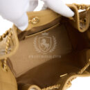 Chanel Small 25 Hobo Bag Dark Beige Caviar Antique Gold Hardware