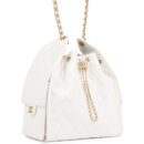 Chanel Medium 25 Hobo Bag White Caviar Antique Gold Hardware