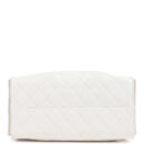 Chanel Medium 25 Hobo Bag White Caviar Antique Gold Hardware