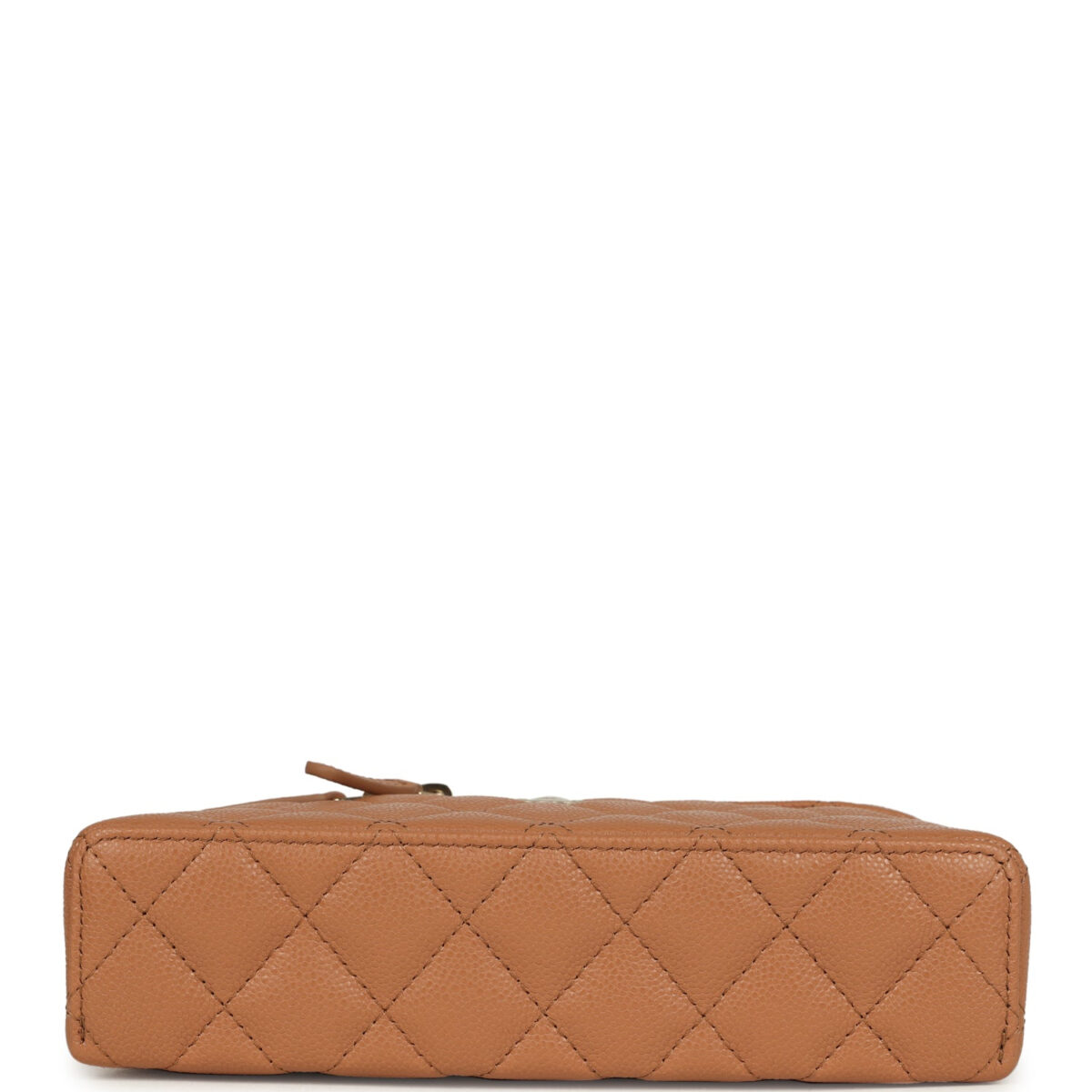 Chanel Top Handle Long Vanity Case with Chain Caramel Shiny Caviar Light Gold Hardware — изображение 6