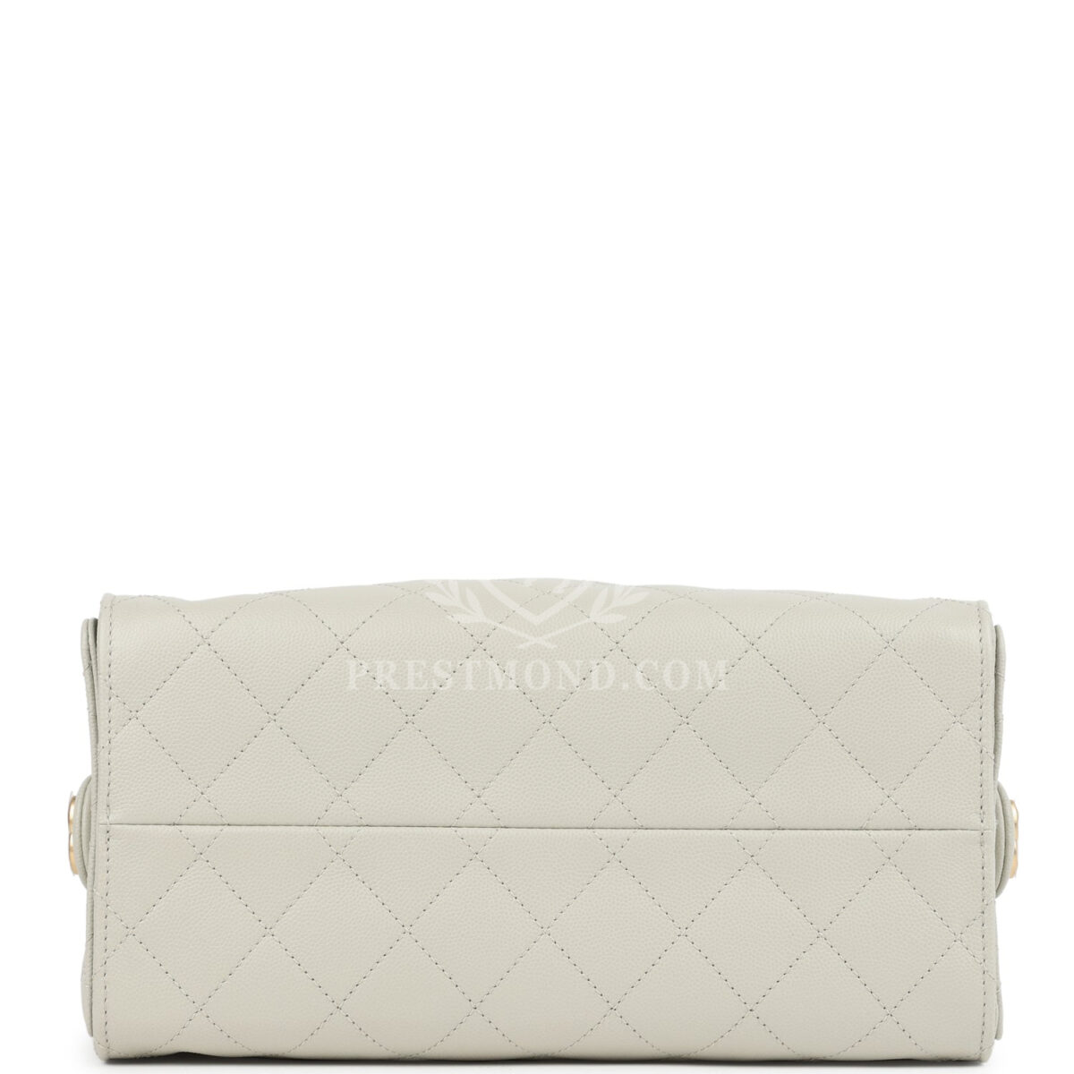Chanel Small 25 Hobo Bag Light Grey Caviar Antique Gold Hardware — изображение 6