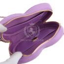 Chanel CC In Love Large Heart Bag with Chain Purple Lambskin Light Gold Hardware