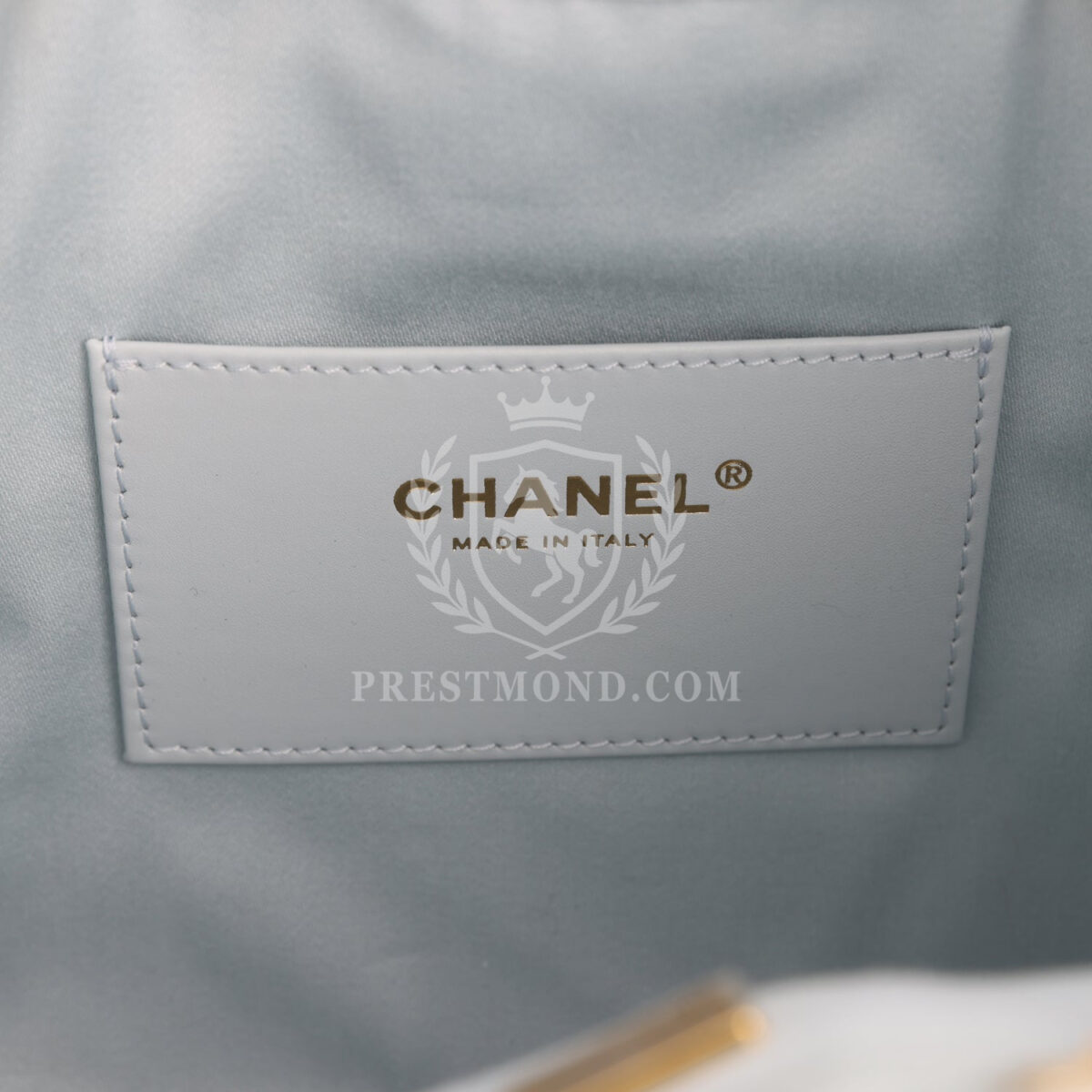 Chanel Small 25 Hobo Bag Light Blue Caviar Antique Gold Hardware — изображение 9