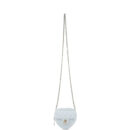 Chanel CC In Love Small Heart Bag with Chain Light Blue Lambskin Light Gold Hardware