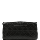 Chanel Small 25 Hobo Bag Black Shiny Crumpled Calfskin Mixed Metal Hardware