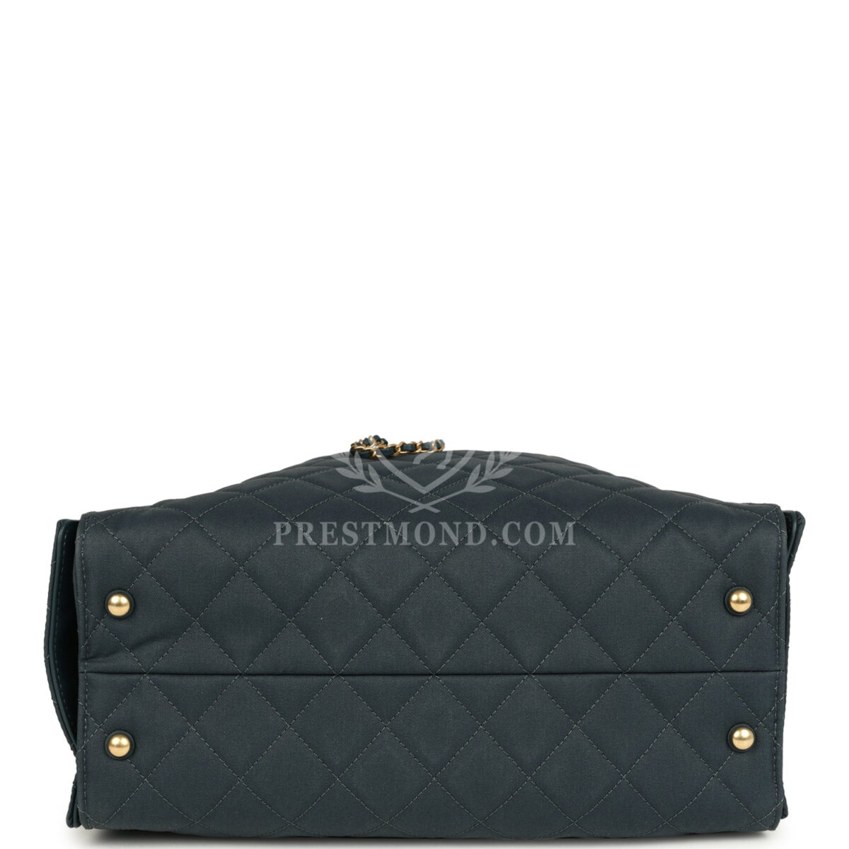 Chanel Medium 25 Hobo Bag Dark Blue Toile Canvas Antique Gold Hardware — изображение 6