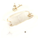 Chanel CC In Love Heart Charm White Lambskin Light Gold Hardware