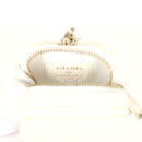 Chanel CC In Love Heart Charm White Lambskin Light Gold Hardware