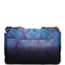 Chanel Large 19 Flap Bag Purple and Blue Wool Tweed Mixed Hardware