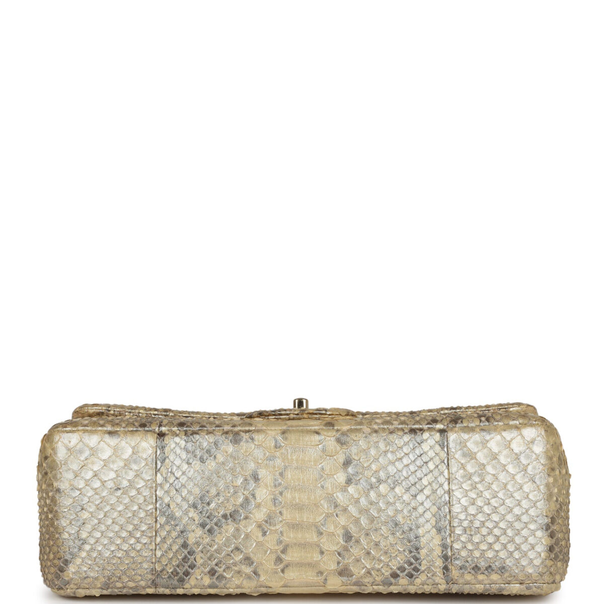 Chanel Jumbo Classic Double Flap Gold Metallic Python Gold Hardware — изображение 6