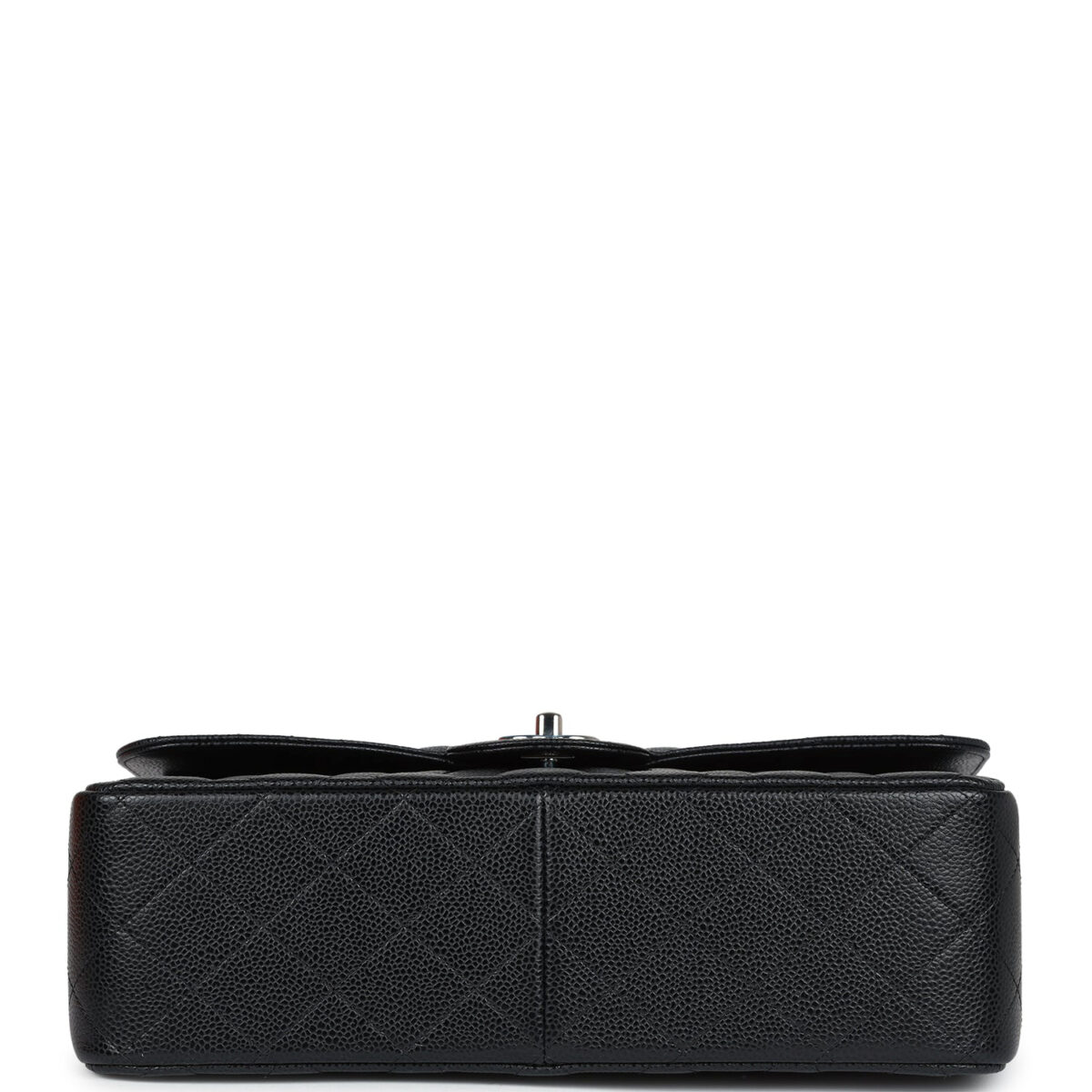 Chanel Jumbo Classic Double Flap Bag Black Caviar Silver Hardware — изображение 7