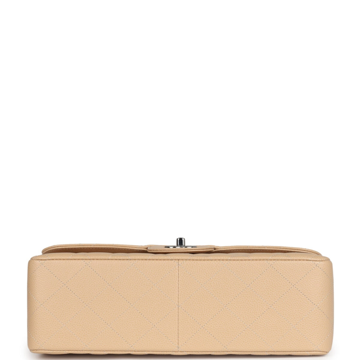 Chanel Jumbo Classic Double Flap Bag Light Beige Caviar Silver Hardware — изображение 6