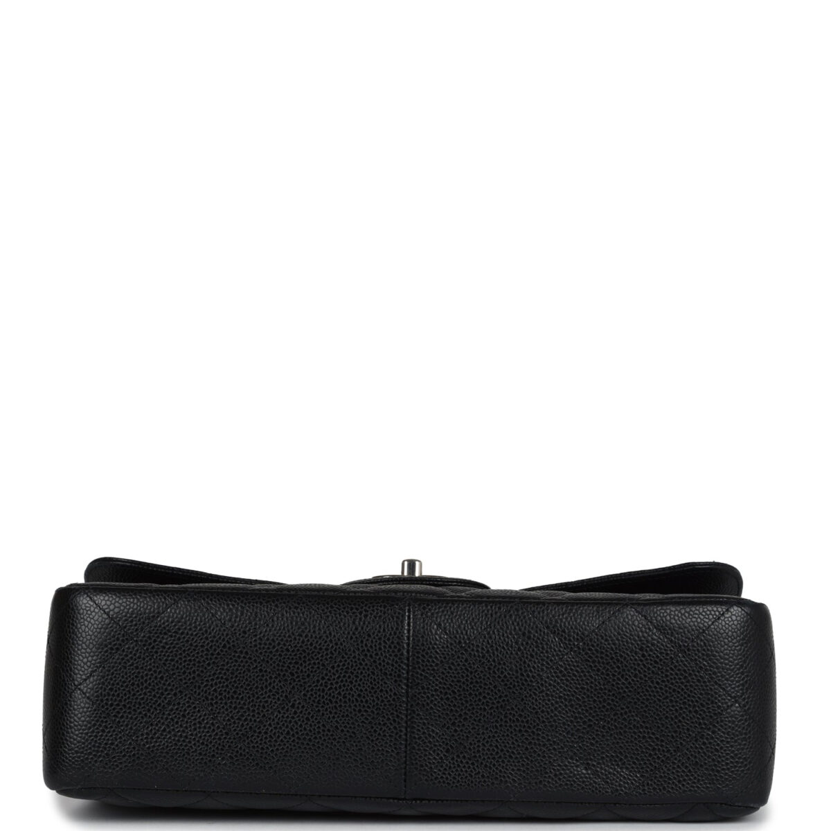Chanel Jumbo Classic Single Flap Bag Black Caviar Silver Hardware — изображение 6
